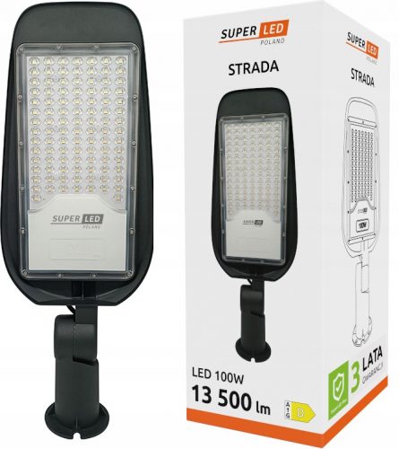  Lampa stradala SuperLED 100 W 13500 lm alimentata la retea