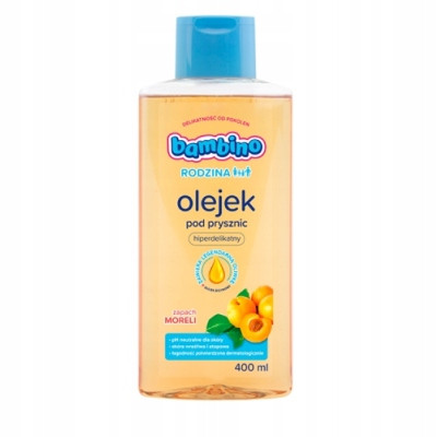  Bambino Family Ulei de duș hiper-delicat de caise 400 ml