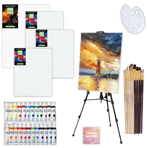  SET DE PICTURA ARTISTICA EASY VOSPETE PÂNZĂ PENTRU PERIE DE POPRAT XXL