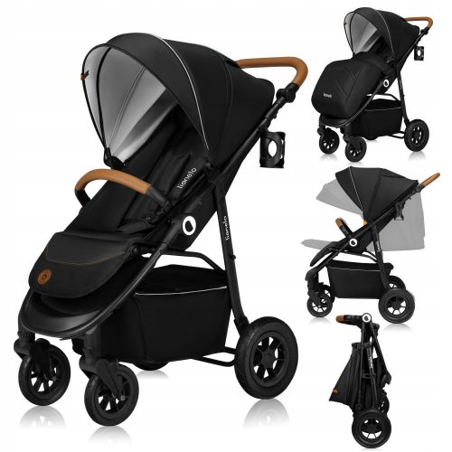  Carucior Lionelo Natt Black Onyx 22 kg