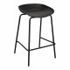  Taburet de bar Grego Design, negru, 65 cm