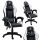  Scaun gaming Extreme CARBON, piele ecologica alb-negru