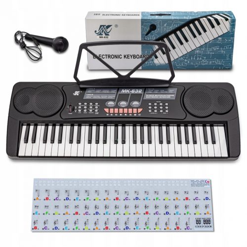  Tastatura Meike organ MK-632 pentru copii cu alimentare microfon