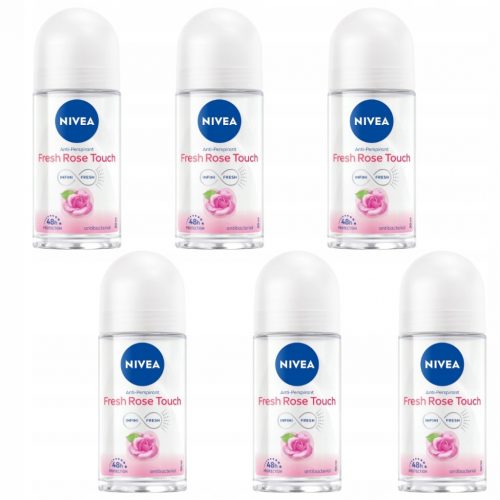  NIVEA Rose Touch Antiperspirant roll-on 50ml x 6 buc