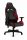  Scaun gaming Sense7 Vanguard, piele ecologica neagra si rosie