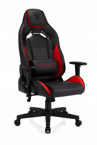  Scaun gaming Sense7 Vanguard, piele ecologica neagra si rosie