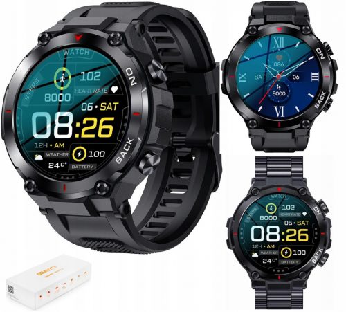  SMARTWATCH BĂRBAȚI GRAVITY GPS 480mAh SPORT