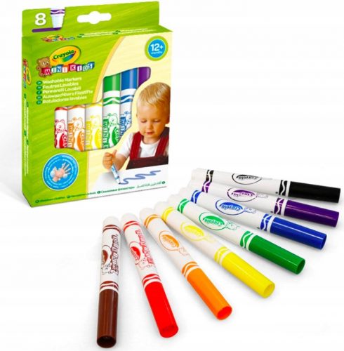  Markere fluorescente Markere stersabile pentru COPII Markere Crayola Nice