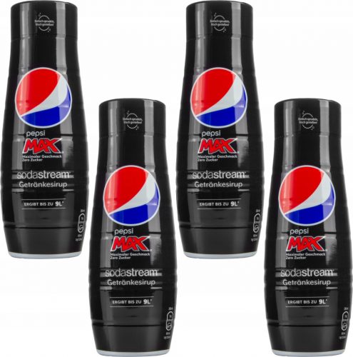  4X SIROP SODASTREAM PEPSI MAX FĂRĂ ZAHĂR 440 ML