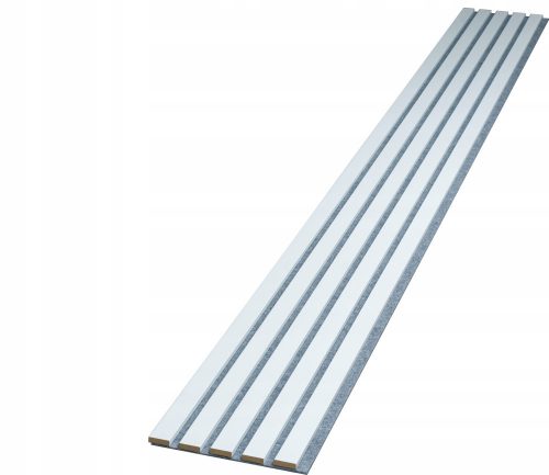 Lamele pe pâslă gri Noble 275cm x 27cm - Bianco 638