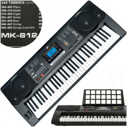  Keyboard Meike Keyboard orgă pian cu suport muzical