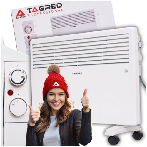  Încălzitor convector alb TAGRED 1500 W