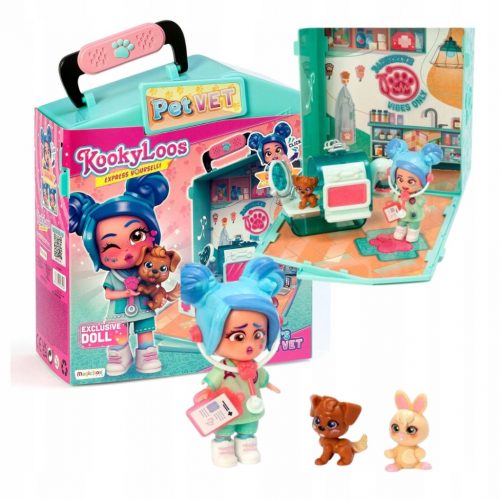  Magicbox KOOKYLOOS S Suzie Q's Suitcase Suitcase SUZIE Action Figure + Pet