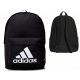  Rucsac sport Adidas Classic Badge of Sport cu 3 dungi, negru