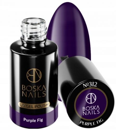  Boska Nails Divine purple fig 312 lac hibrid 6 ml