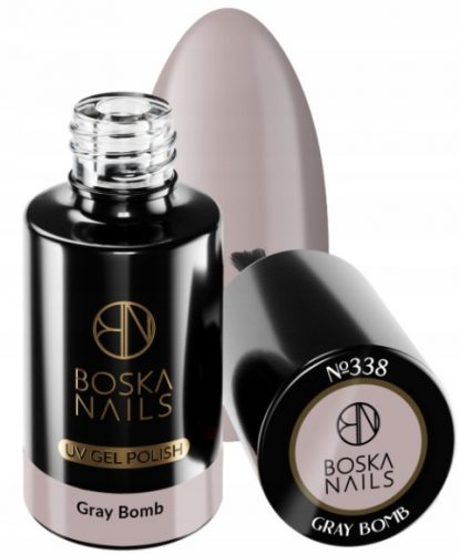  Boska Nails Divine grey bomb 338 lac hibrid 6 ml