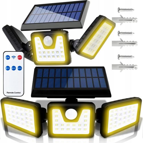  Lampa stradala Retoo 0 W 0 lm alimentata solar