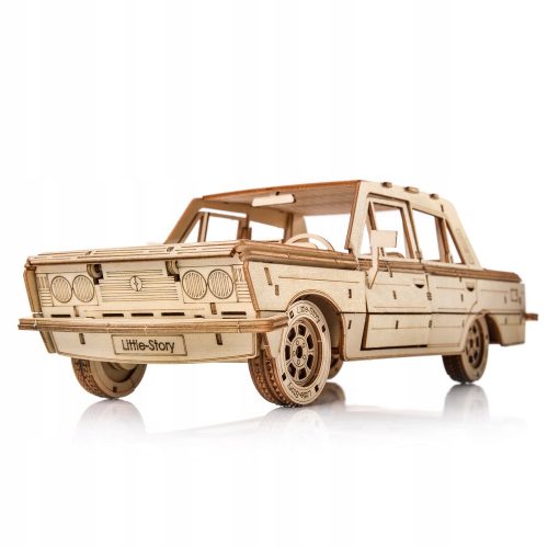  Little Story Wooden Puzzle Model 3D - FSO Fiat 125p