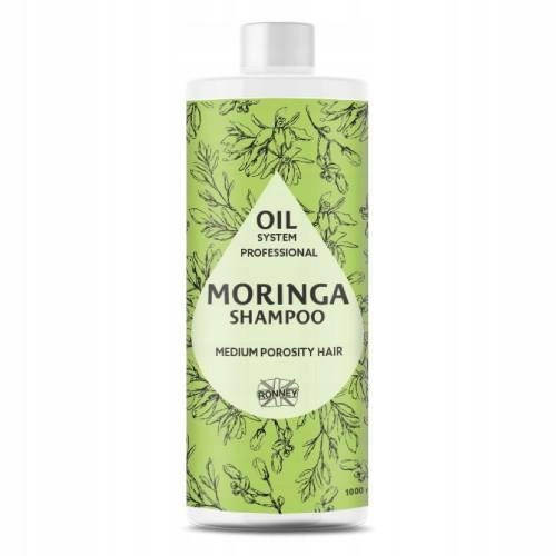  Șampon pentru păr cu porozitate medie Professional Oil System pentru păr cu porozitate medie Moringa 1000 ml