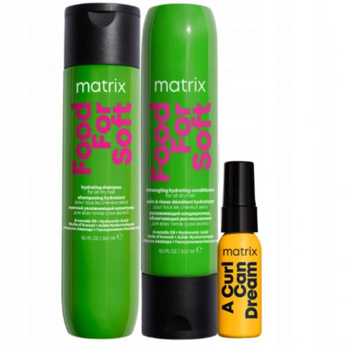  Matrix Food For Soft: sampon pentru par uscat, balsam hidratant 300ml