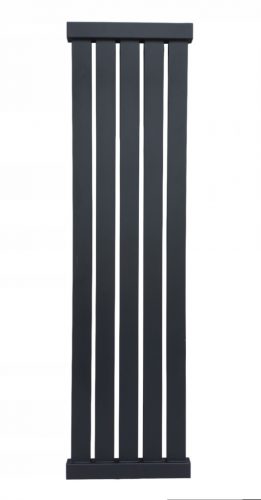  Radiator baie decorativ DUBAI 140/38 negru