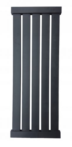  Radiator baie apa Scarlet 387 W 380 x 1000 mm negru