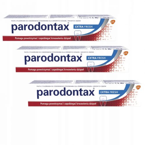  3x Pastă de dinți Parodontax Extra Fresh 75 ml