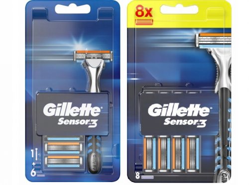  GILLETTE SENSOR3 aparat de ras pentru cartuse de ras 1 buc.