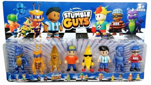  STUMBLE GUYS FIGURINE MARI SET DE 8 FIGURINE DE JOC