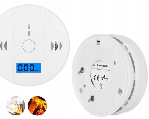 Senzor LCD Monoxid de carbon Gaz Detector de monoxid de carbon