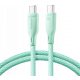  Joyroom USB tip C - cablu USB tip C 1 m verde