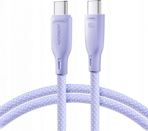  Joyroom USB tip C - cablu USB tip C 1 m violet