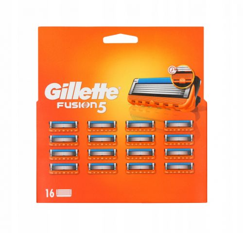  Lame de schimb Gillette Fusion5 pentru aparate de ras pentru bărbați, 16 bucăți