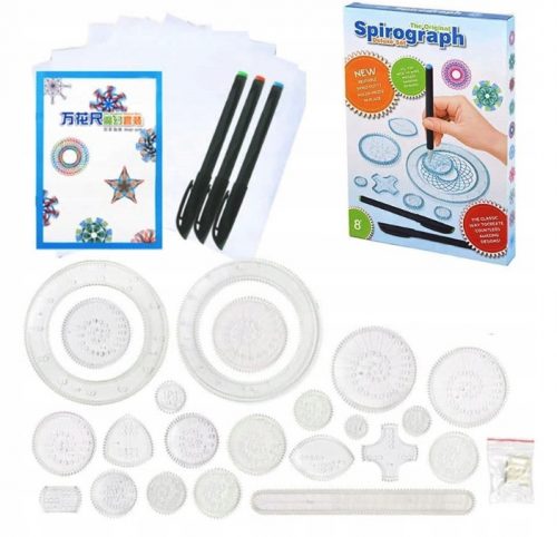  SET DESEN SPIROGRAF MODELE JUCARIE EDUCATIVA PENTRU COPII