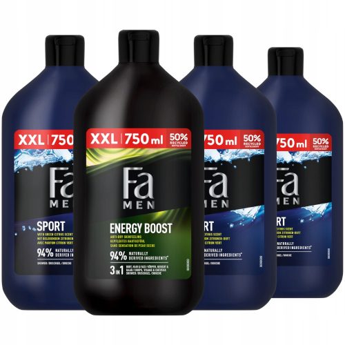  FA MEN MIX gel de dus pentru barbati 4x 750ml