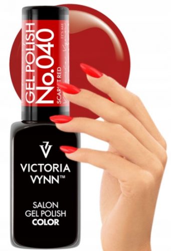  Lac de culoare hibrid Victoria Vynn 040 Scarlet Red 8 ml