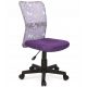  Scaun de birou pivotant Halmar Dingo 48x56x98 cm violet