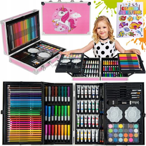  Set artistic Artnico 145 piese unicorn roz