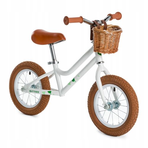  Bicicletă de echilibru ATTABO Bicicletă de echilibru 12" Alb