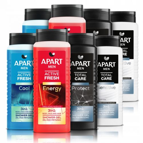  Aparte set de gel de duș 3 în 1 8 x 500 ml