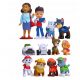  PAW PATROL DOG SET 10 FIGURINE SI 2 VEHICULE