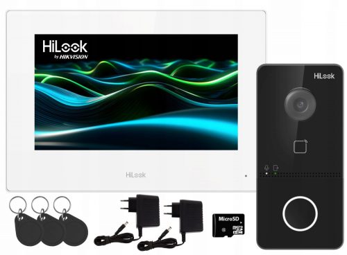 Videointerfon WiFi Video Interfon LCD domu HiLook Hikvision IP-VIS-SLIM-W