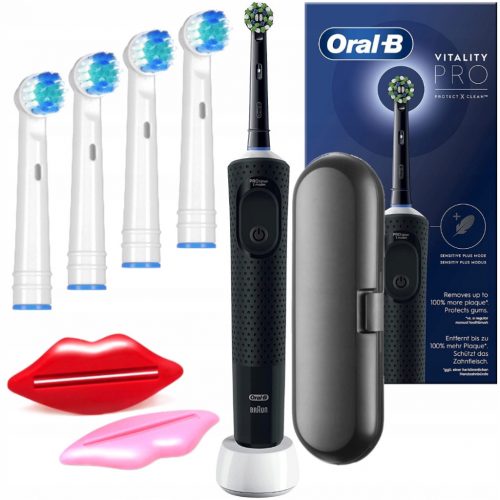  Set periuță de dinți electrică Oral-B Vitality Pro D103 neagră