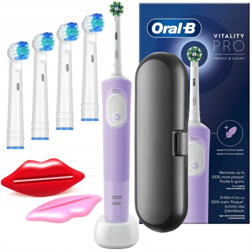  Set periuță de dinți electrică Oral-B Vitality Pro D103 Box Purple