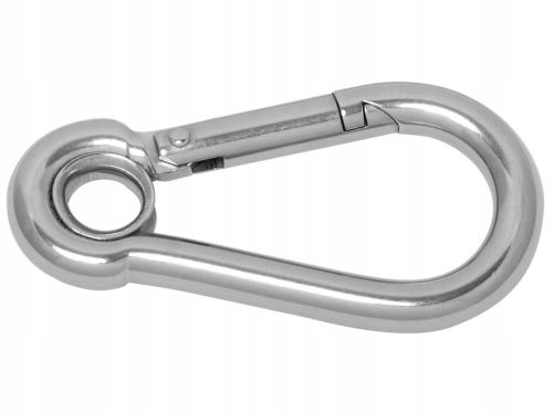  CARABINER CU THINK, REZISTENT LA ACID, INOX, 5x50