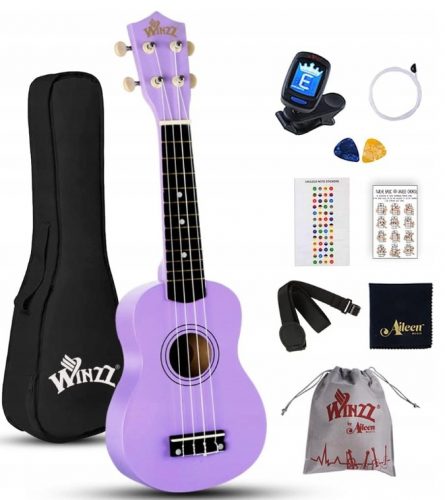  Ukulele soprano Ukulele + set accesorii