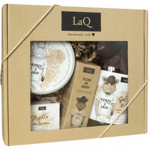  Set cosmetice LaQ Dzikus: gel de dus + exfoliant + sapun + ulei