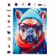  Puzzle din lemn Milliwood Puzzle din lemn 316 piese Grumpy Bulldog