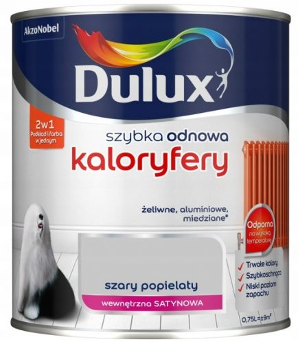  Vopsea acrilica Dulux pentru metal 0,75 l, gri frasin satinat