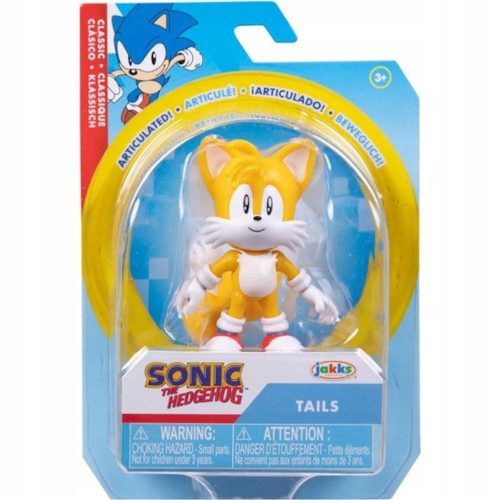  SONIC THE HEDGEHOG JAKKS PACIFIC ORIGINAL MOBIL CLASIC TAILS FIGURA